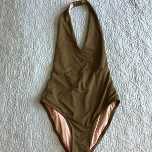 J.crew olive one piece swimsuit